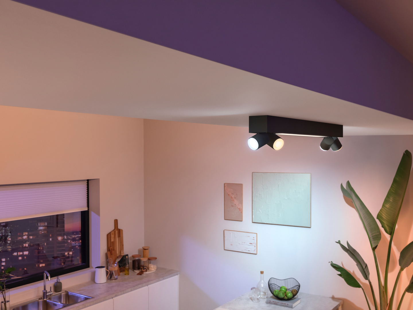 Kattovalaisin Philips Hue Centris 4200lm musta