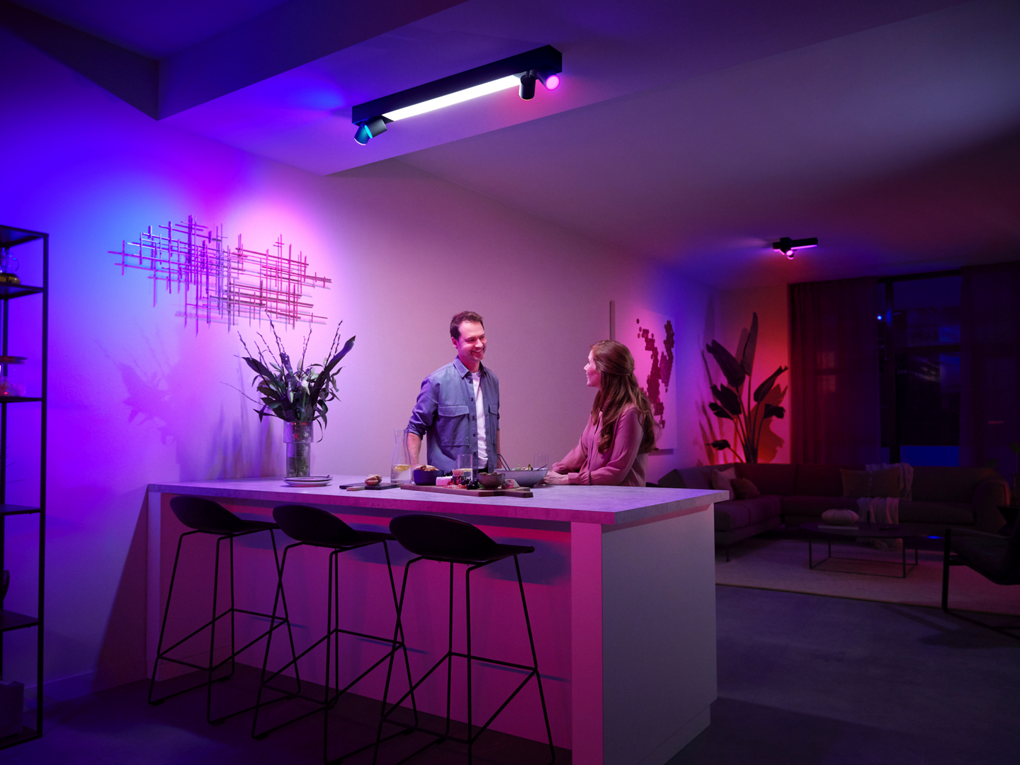 Kattovalaisin Philips Hue Centris 4200lm musta