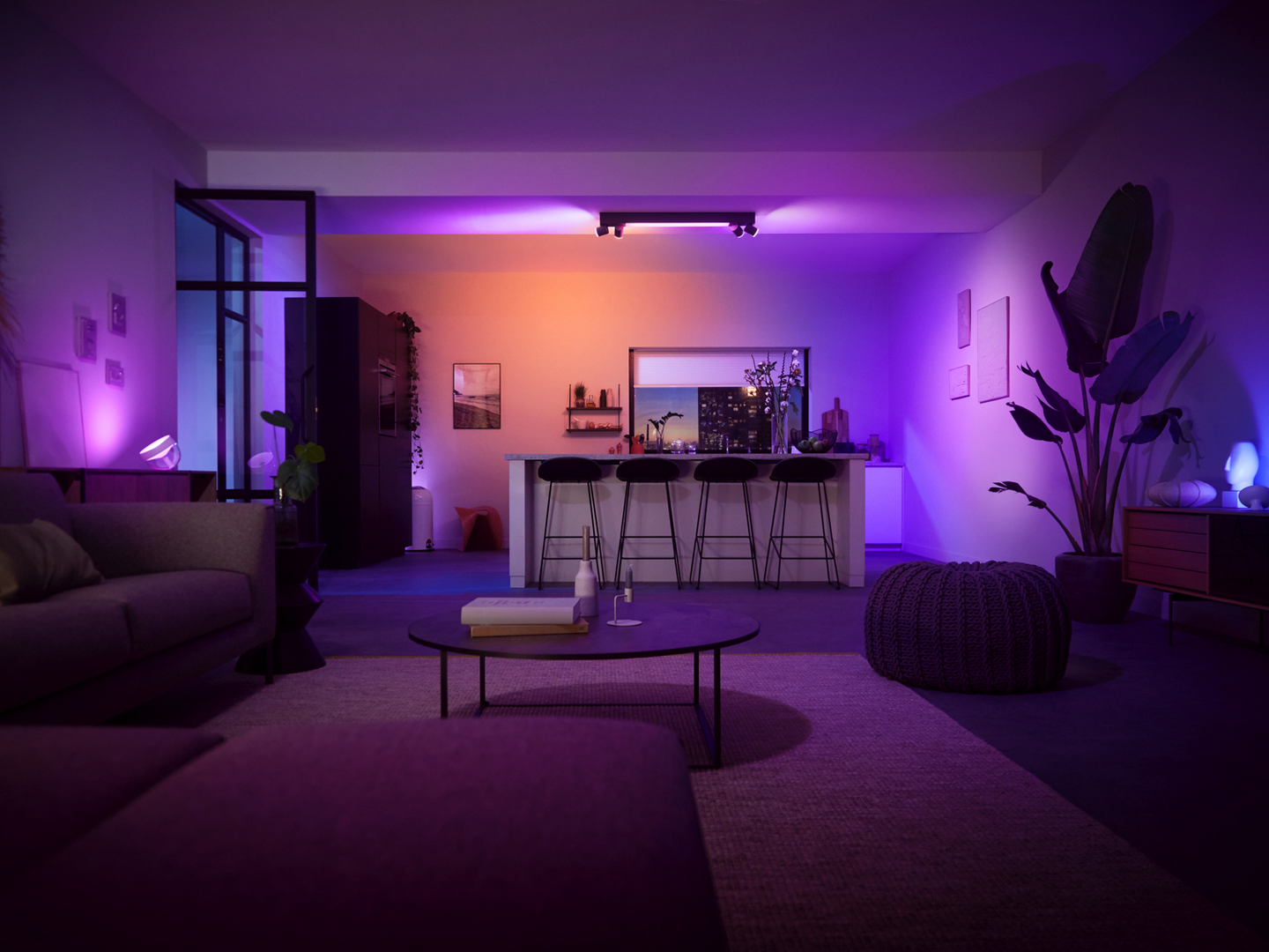 Kattovalaisin Philips Hue Centris 4200lm musta