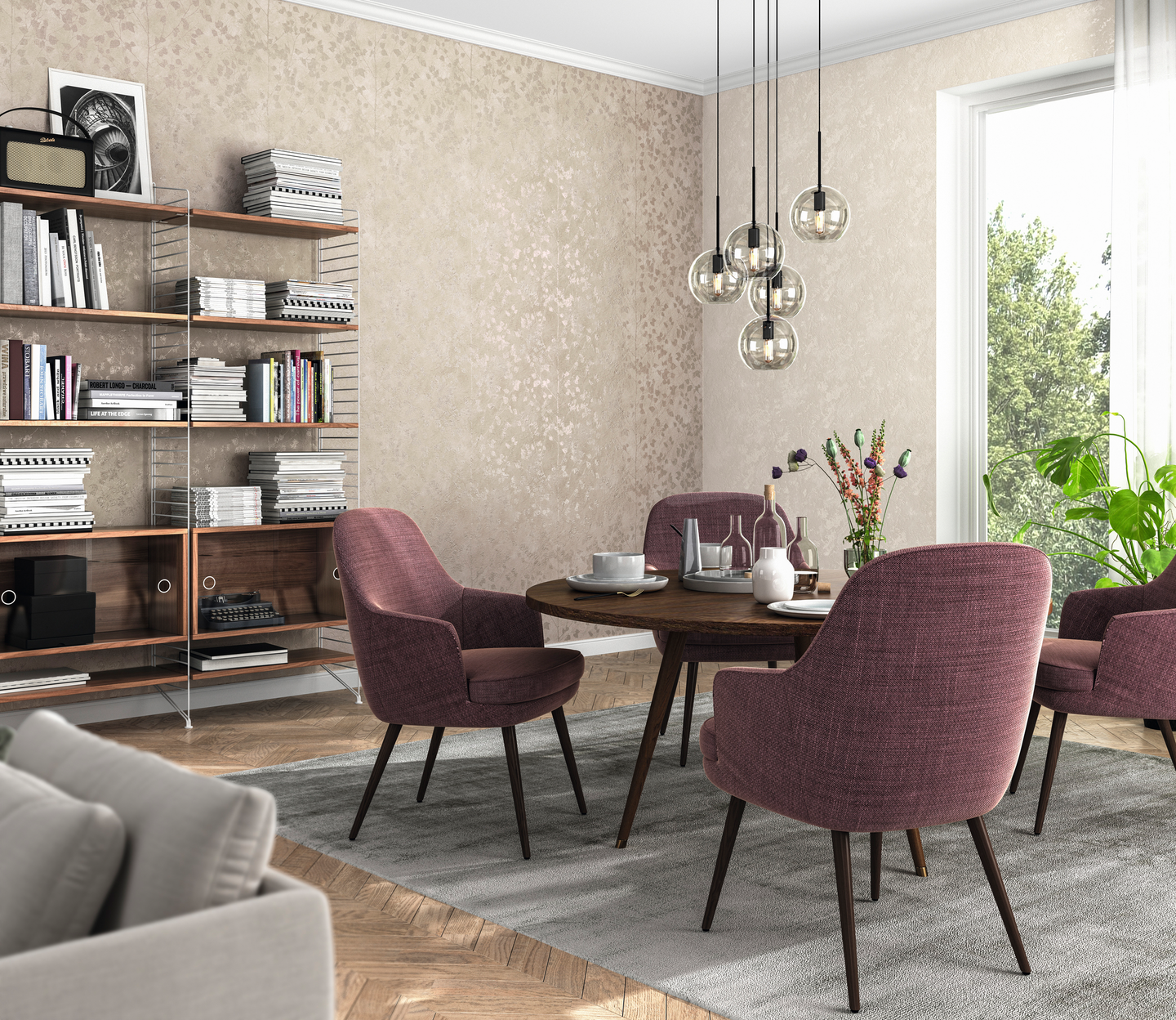 Tapetti Rasch 2023 416930 vinyyli/kuitu 10,05m