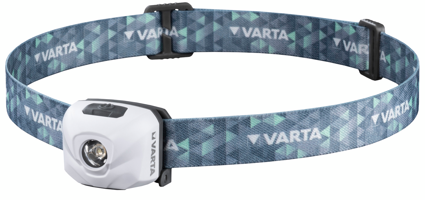 Otsalamppu Varta Ultra Light H30R ladattava valkoinen 300lm
