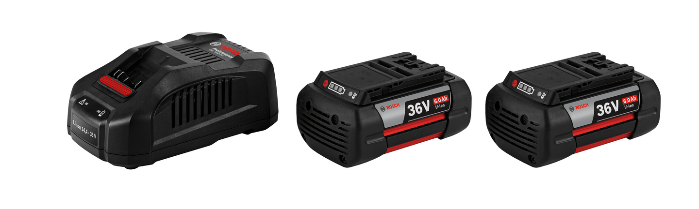 Akkupaketti Bosch 36V 2x6,0Ah + GAL3680CV