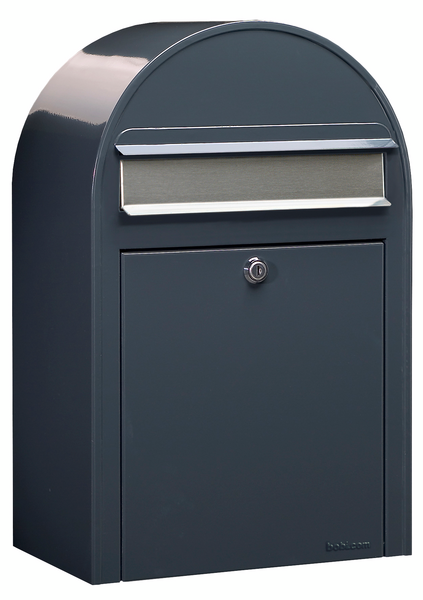 Postilaatikko BOBI CLASSIC harmaa + rst