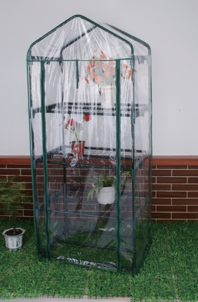 Minikasvihuone FXA 4 hyllyä