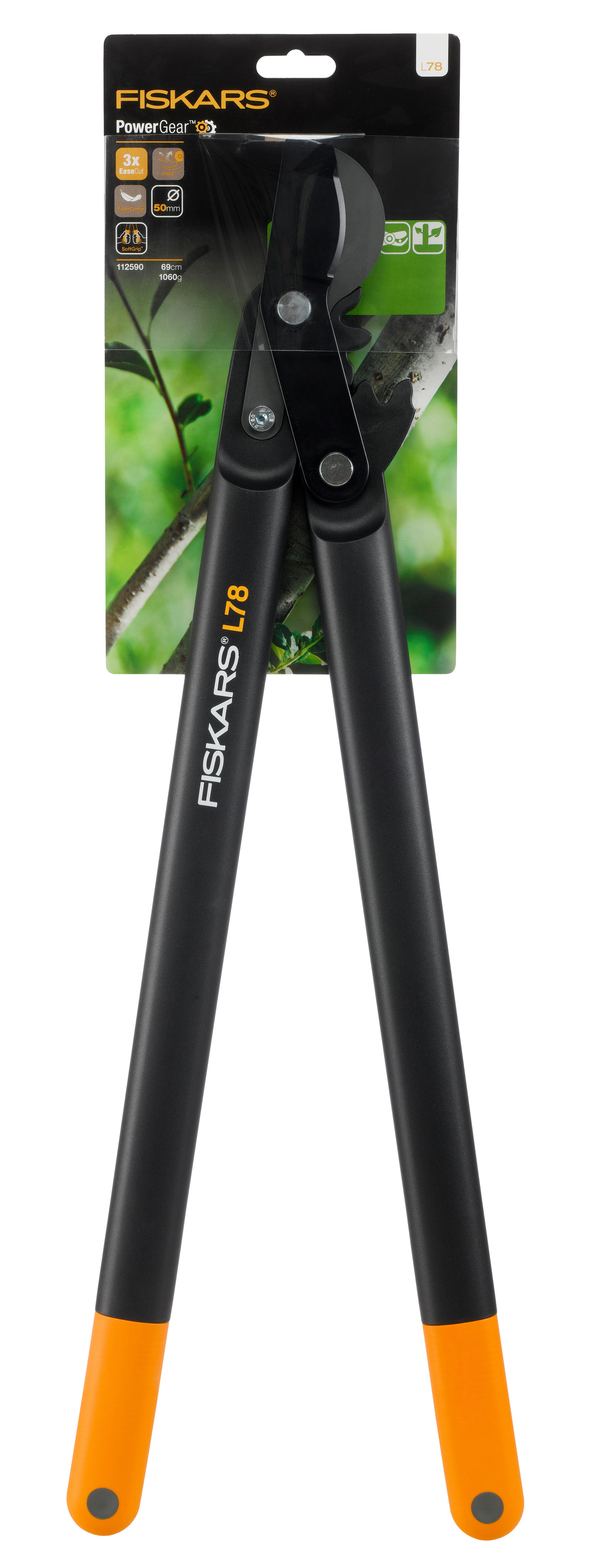 Raivaussakset Fiskars L koukkuterä l78