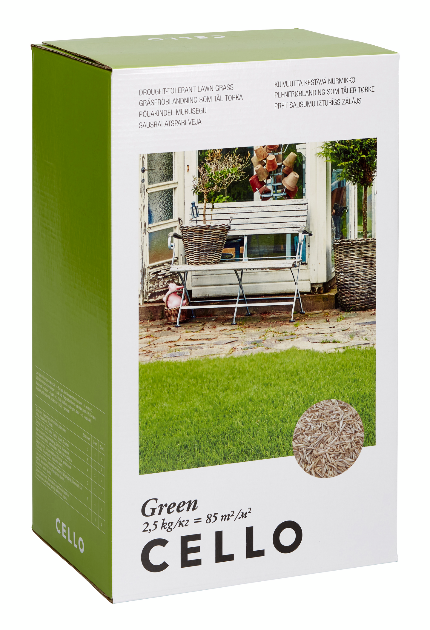 Nurmikkoseos Cello Green 2,5kg