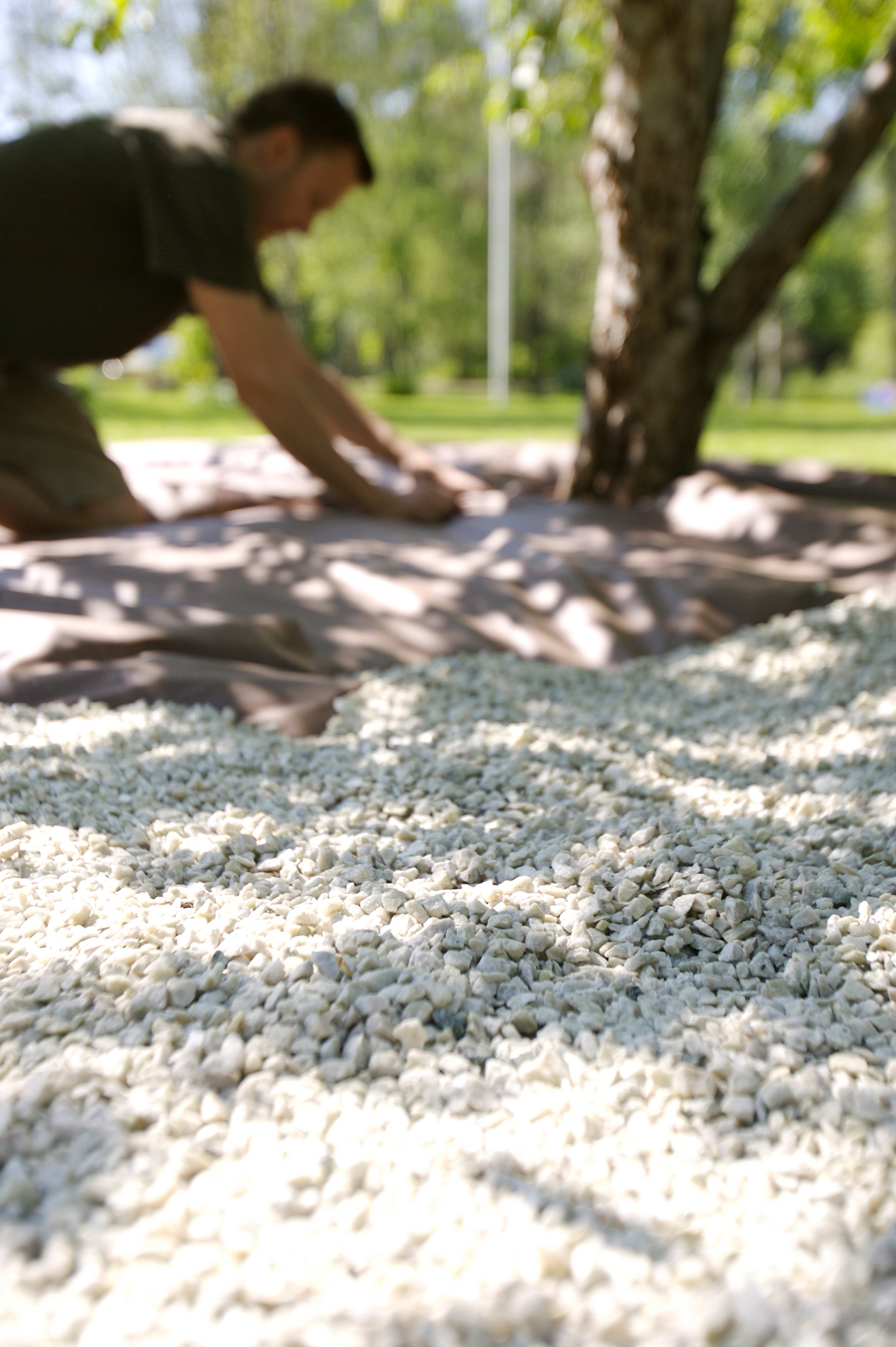 Koristekivi Kekkilä valkoinen gabro 25kg