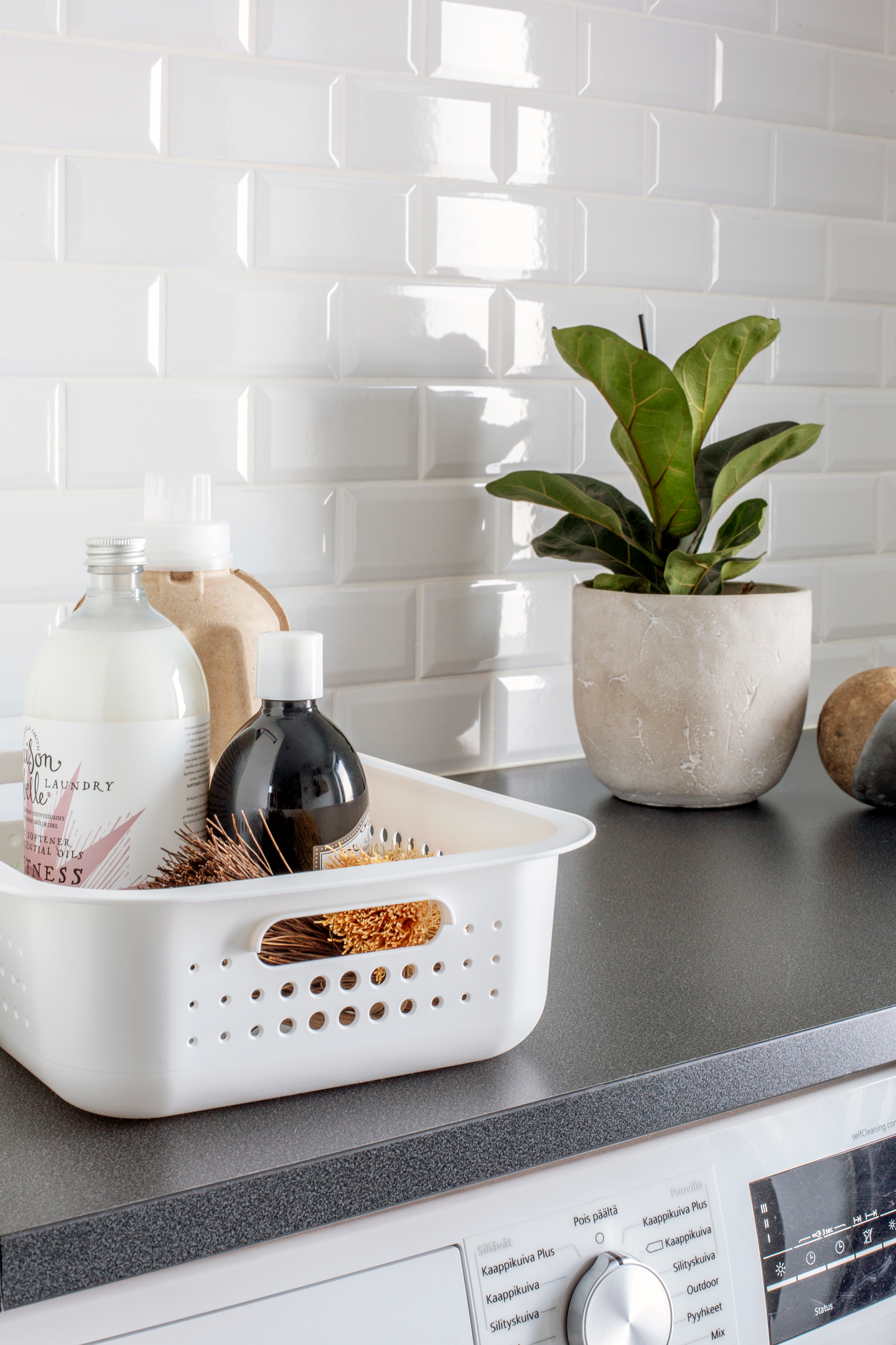 Säilytyskori Smartstore Basket 6l valkoinen