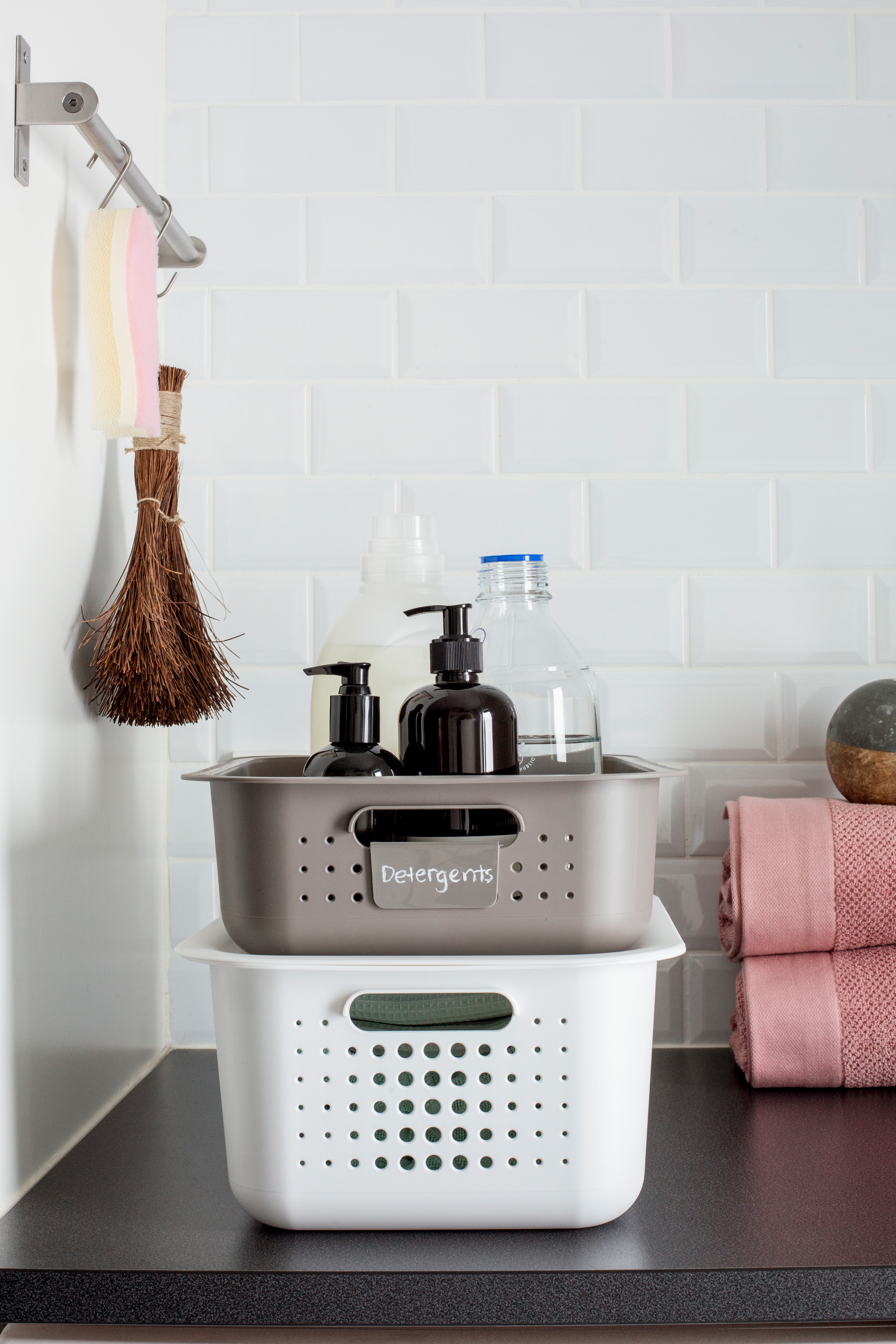 Säilytyskori Smartstore Basket 10l valkoinen