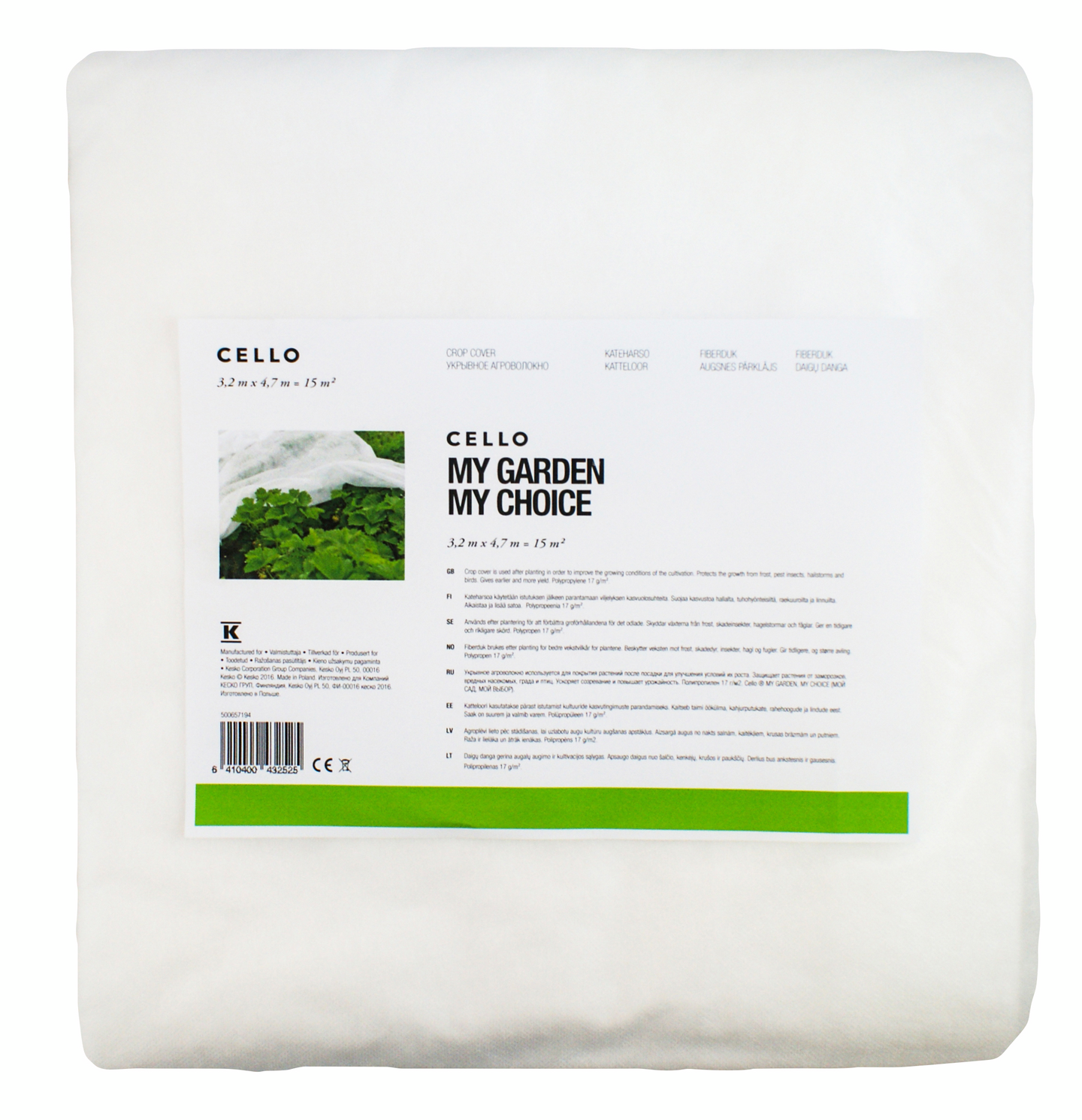 Kateharso Cello 15m² 3,2x4,7m