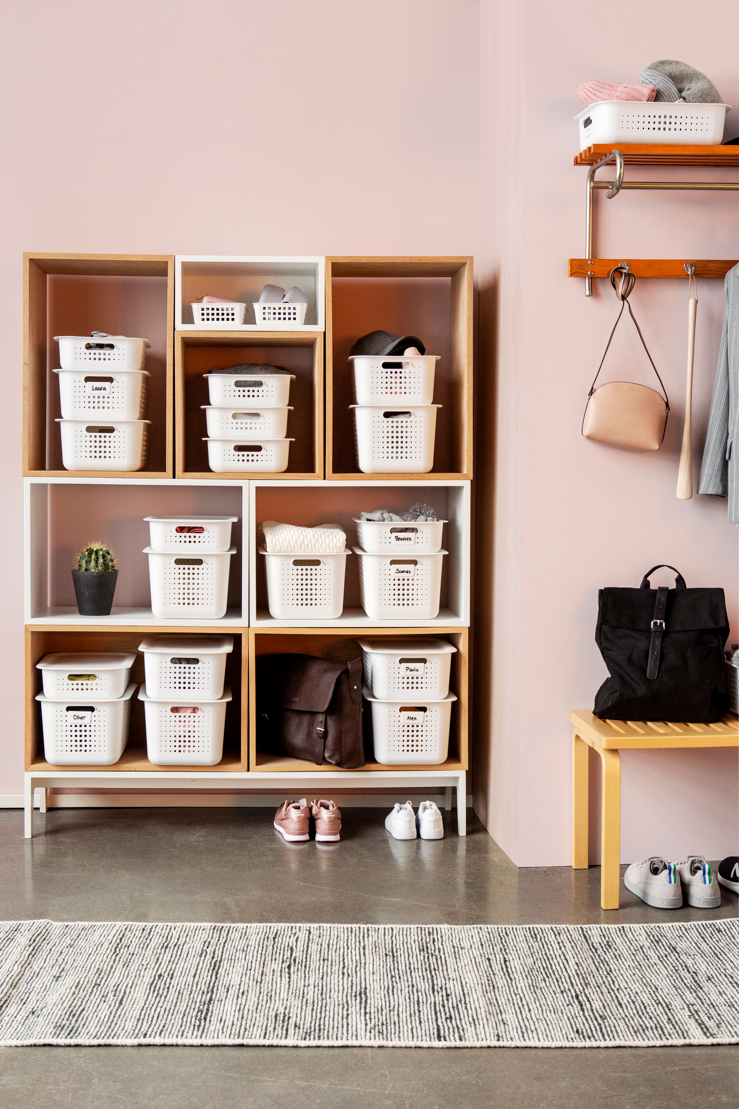 Säilytyskori Smartstore Basket 13l valkoinen