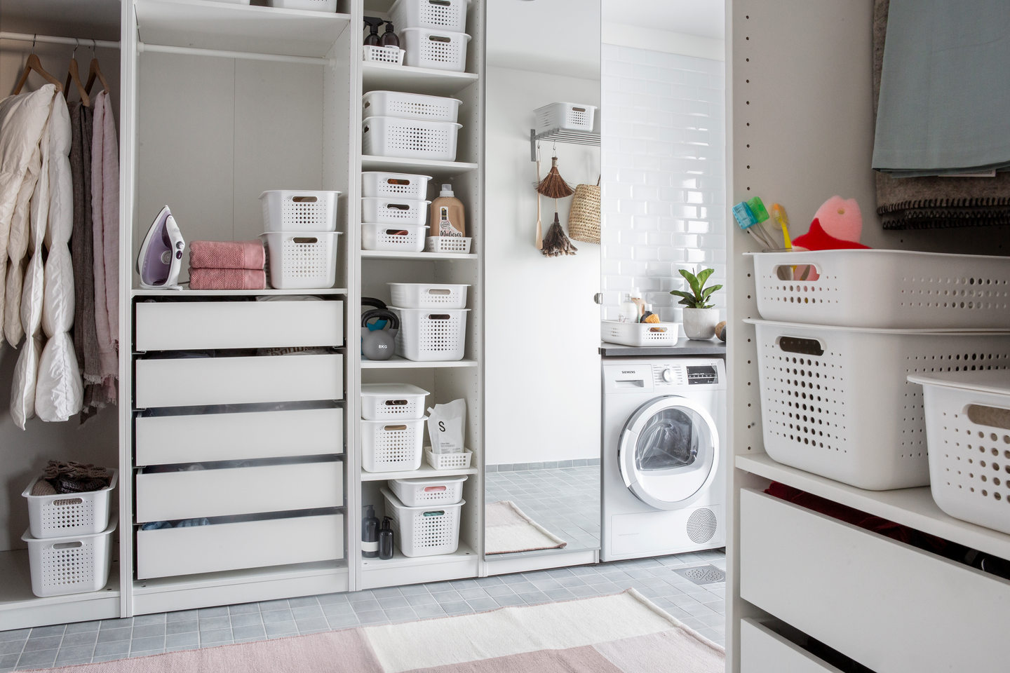 Säilytyskori Smartstore Basket 13l valkoinen