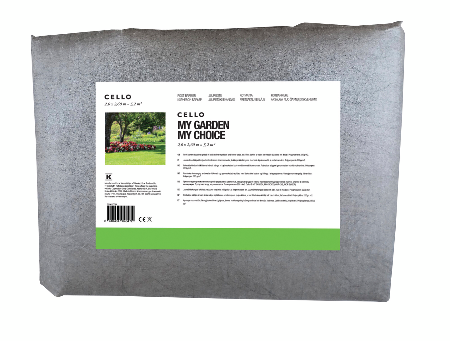 Juurieste Cello 5,2m² 2x2,60m