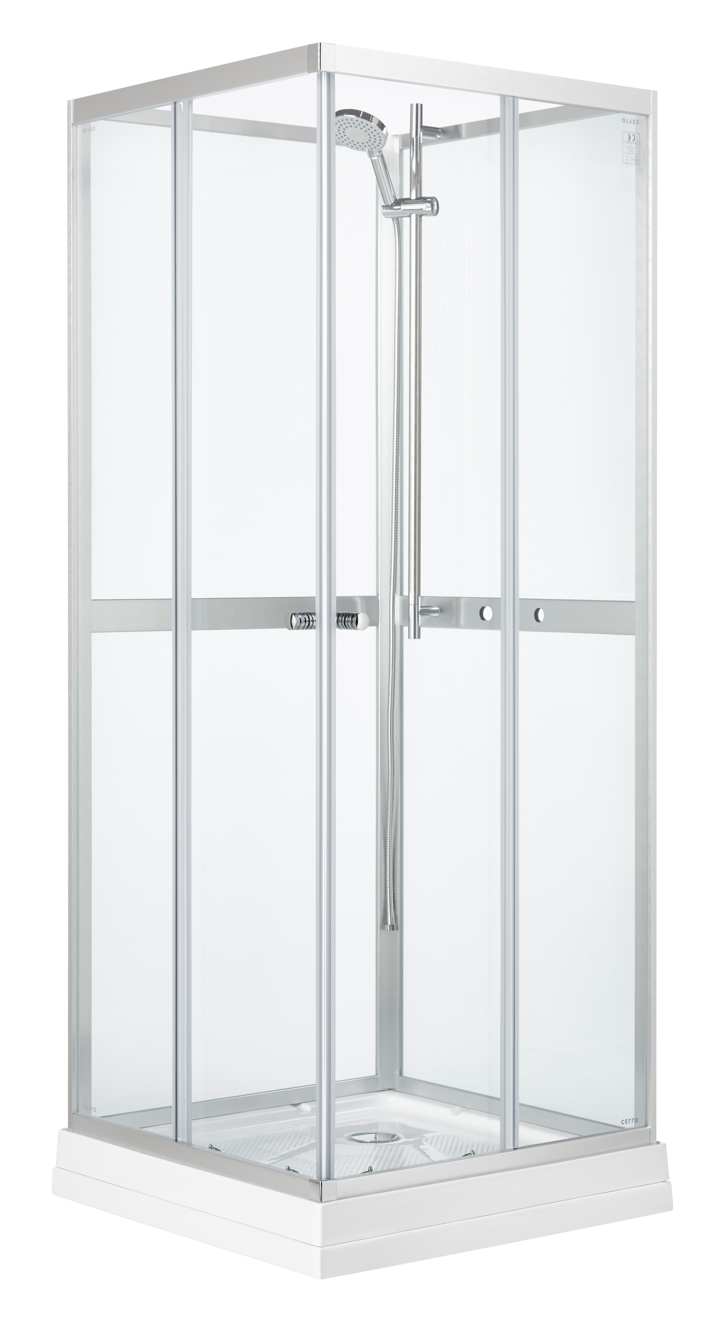 Suihkukaappi Cello Basic 70x90cm kirkas