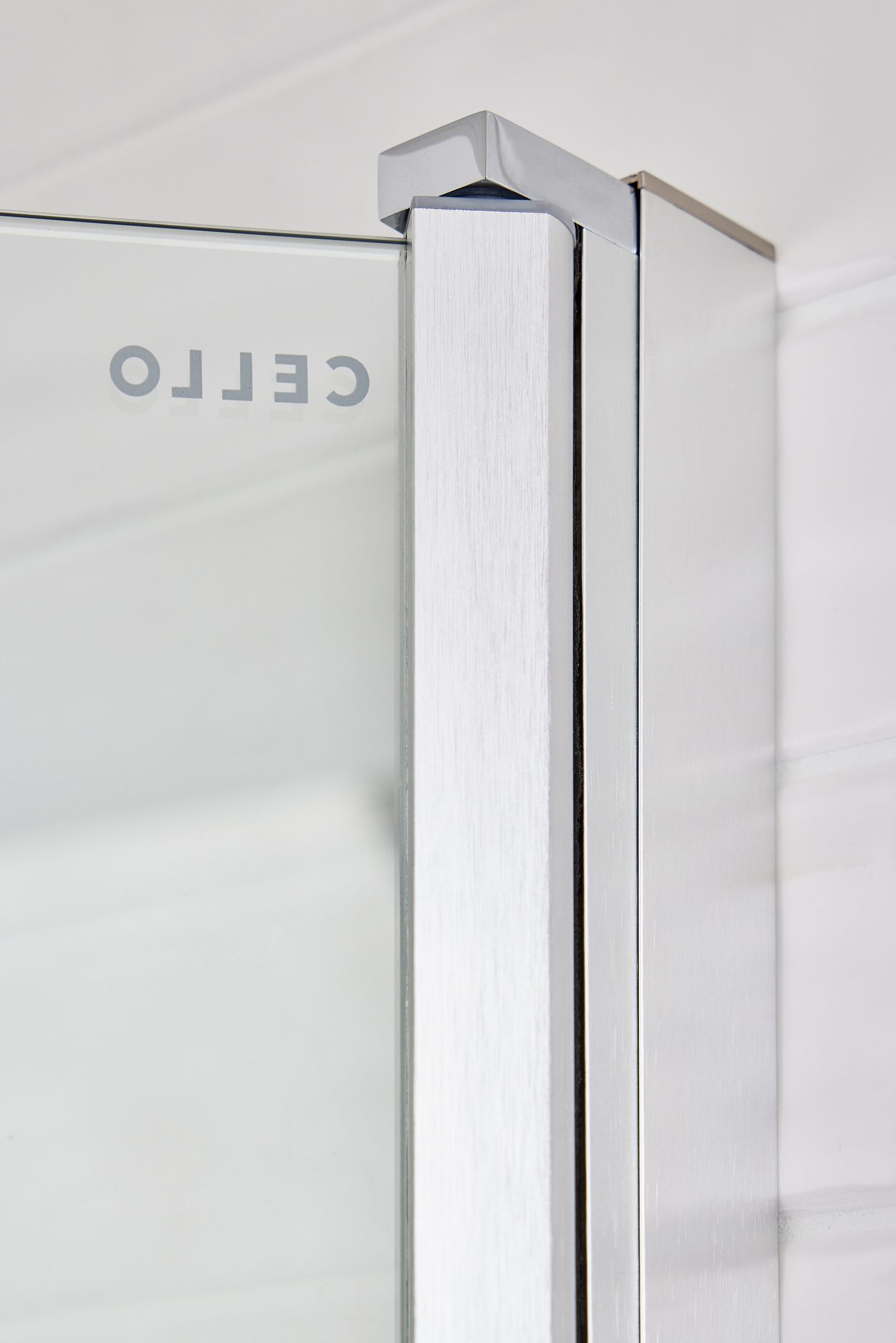 Suihkunurkka Cello Ice 80x90cm kirkas