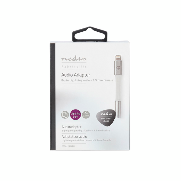 Audioadapteri Nedis Lightning -3.5mm