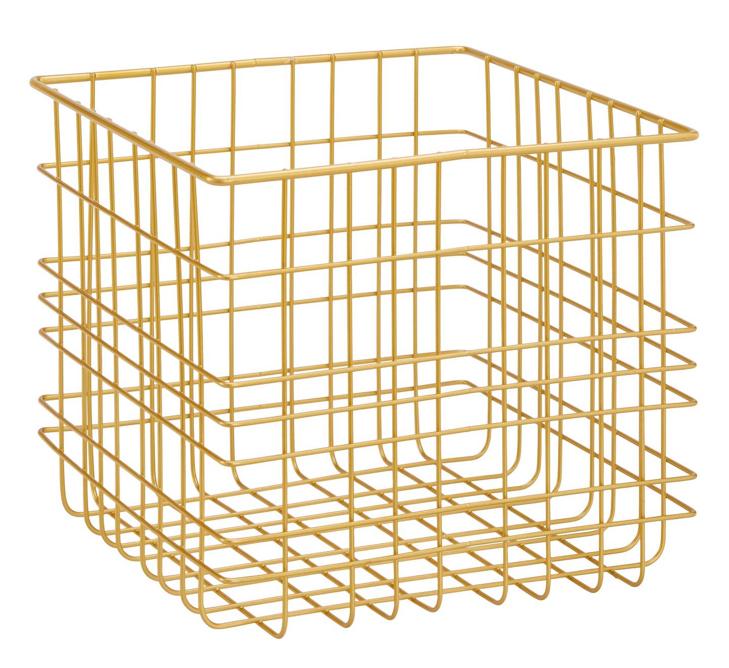 Metallikori Cello Maisa L 22,5x22,5x19,5cm kulta