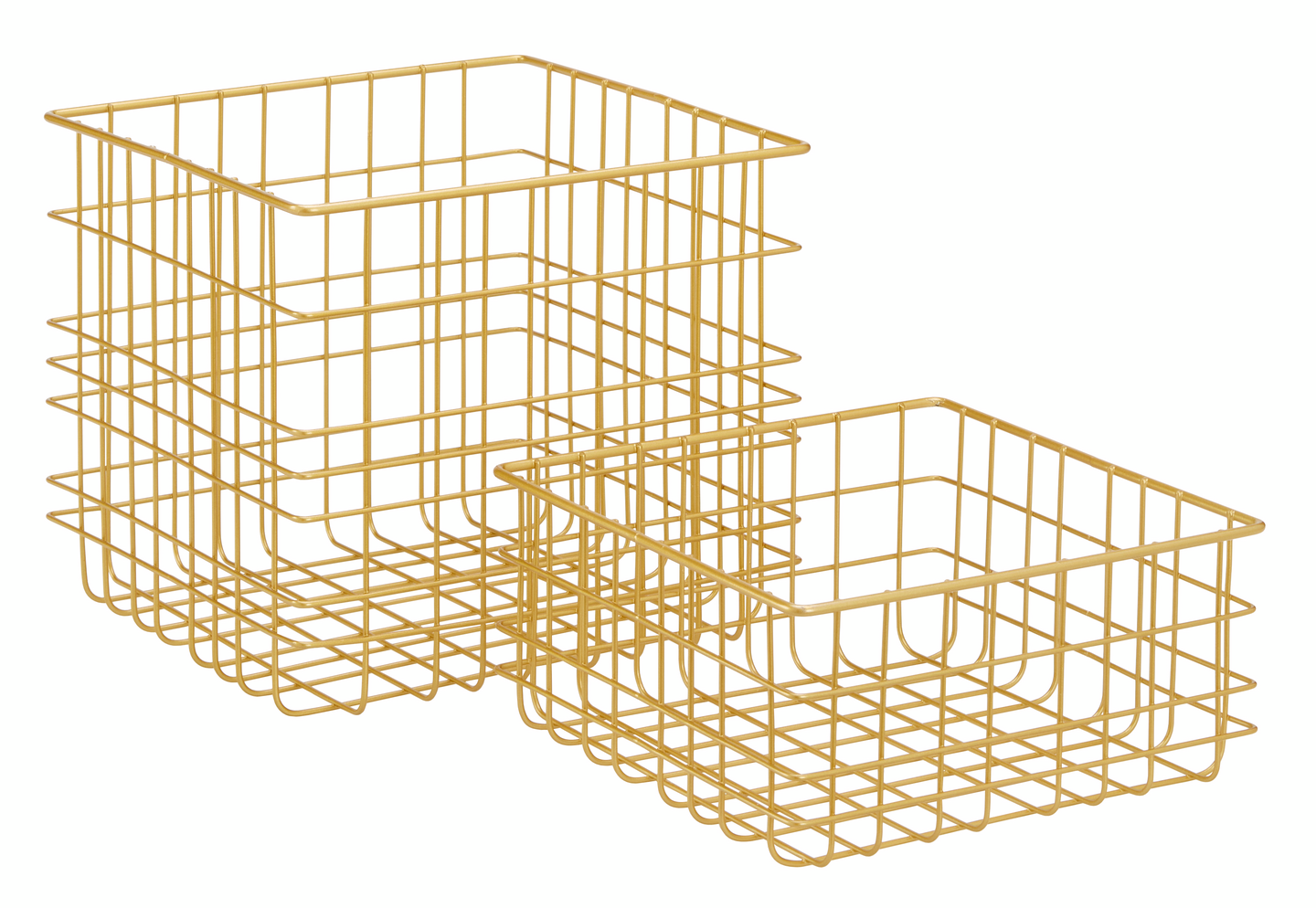 Metallikori Cello Maisa L 22,5x22,5x19,5cm kulta