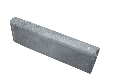 Nurmikonreunakivi HB 400x60x120mm harmaa 108kpl/lava 675kg/lava