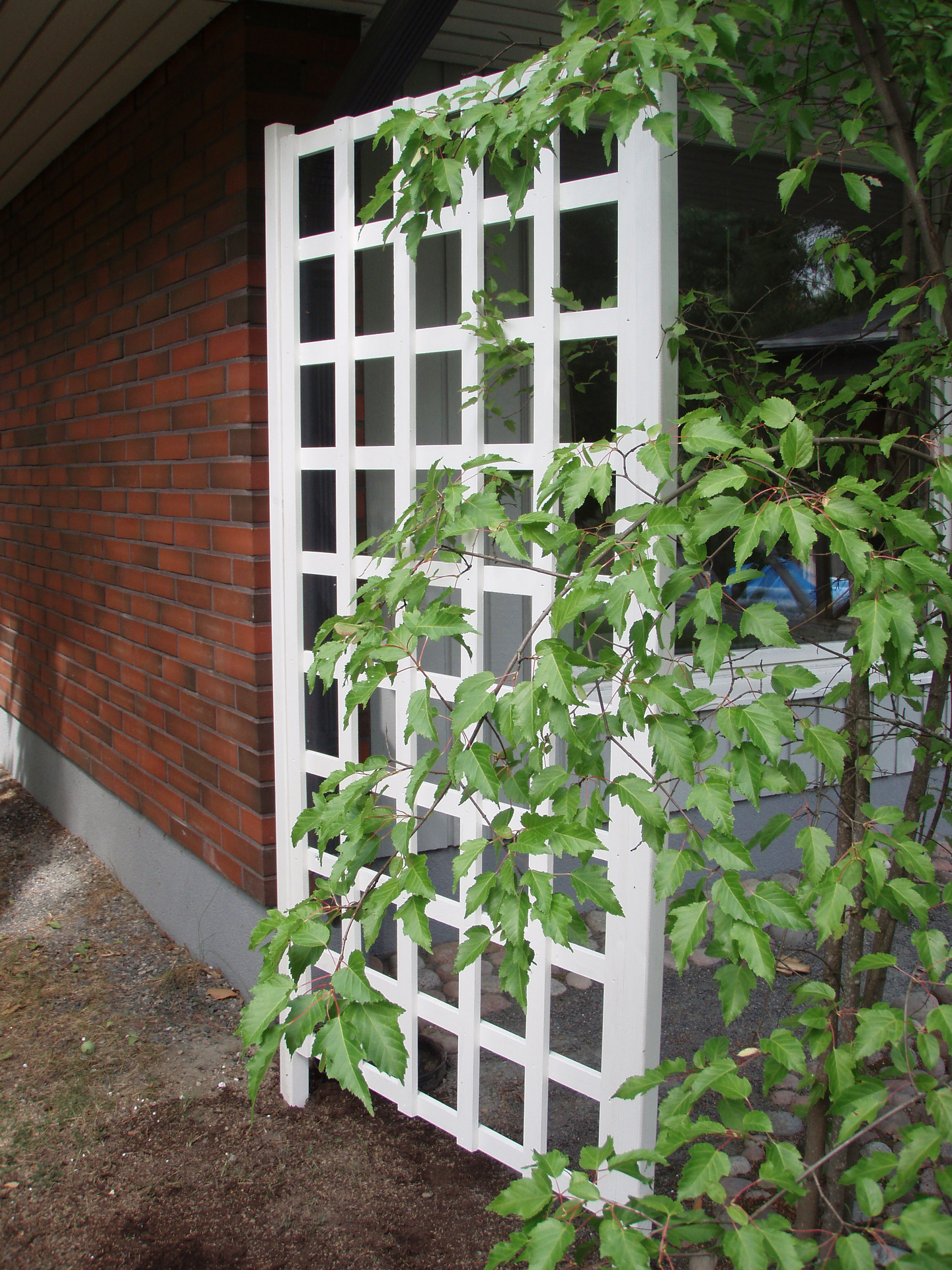 Köynnösritilä/aitaelementti Miljöökoriste 60x180cm valkoinen