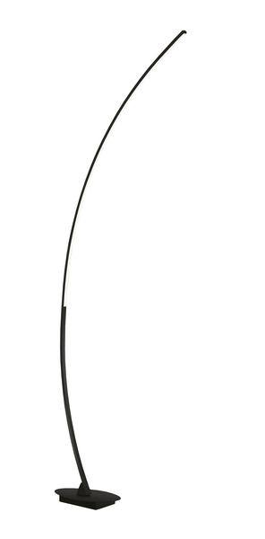 Lattiavalaisin TRIO Solo led 11W mattamusta