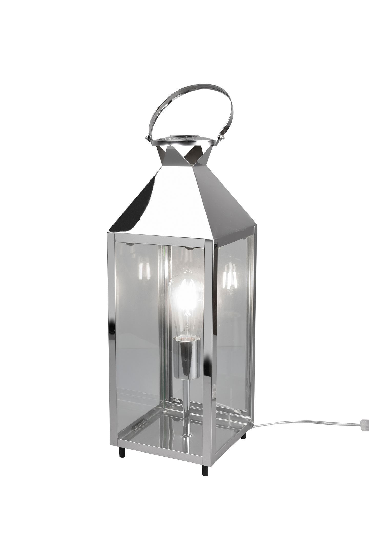 Pöytävalaisin TRIO Farola E27 61,5cm kromi