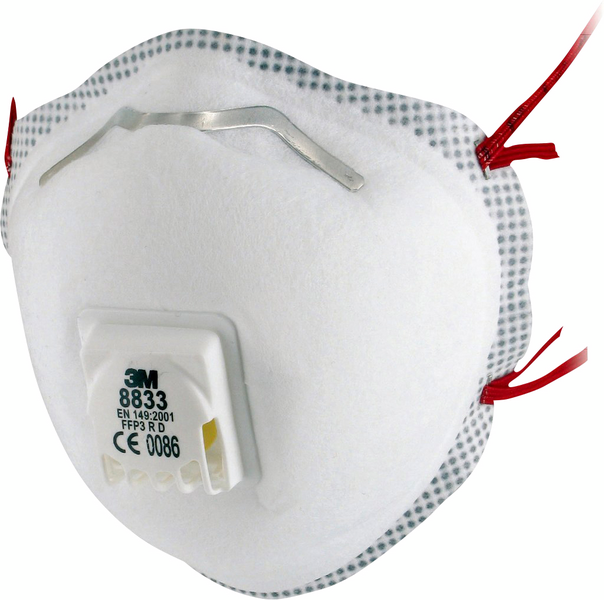 Hengityssuojain 3M 8833C2 FFP3 venttiili ja tiiviste 2kpl