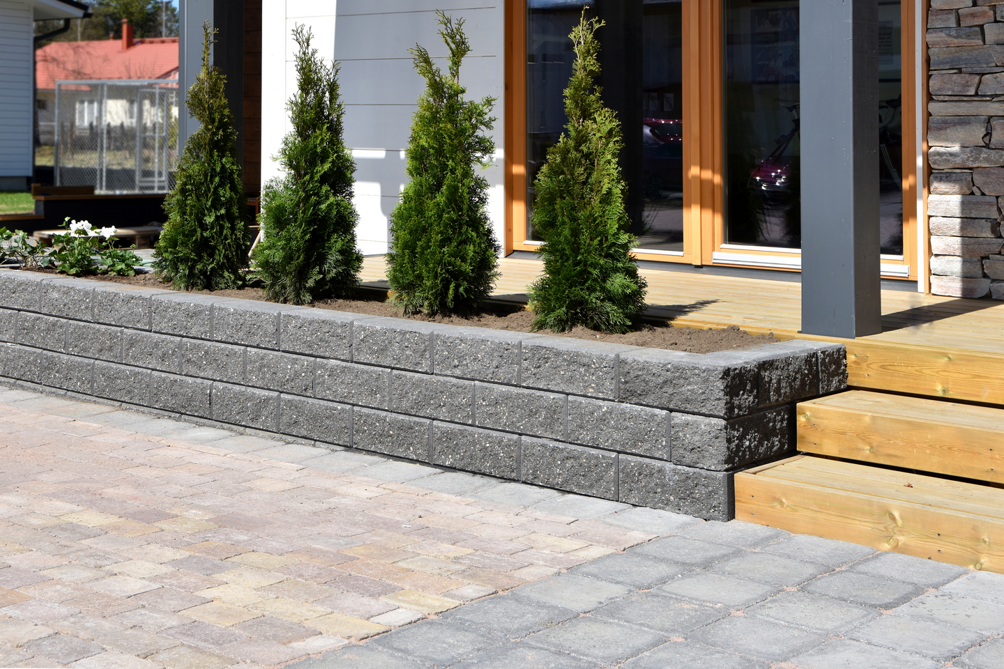 Citymuurikivi Lakka musta 360x180x150mm 18,5kpl/m²