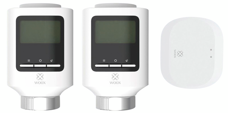 Termostaatti Woox 2kpl & Zigbee ohjainyksikkö