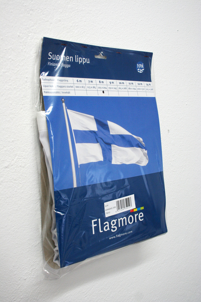 Suomen lippu Flagmore 8m 125x204cm