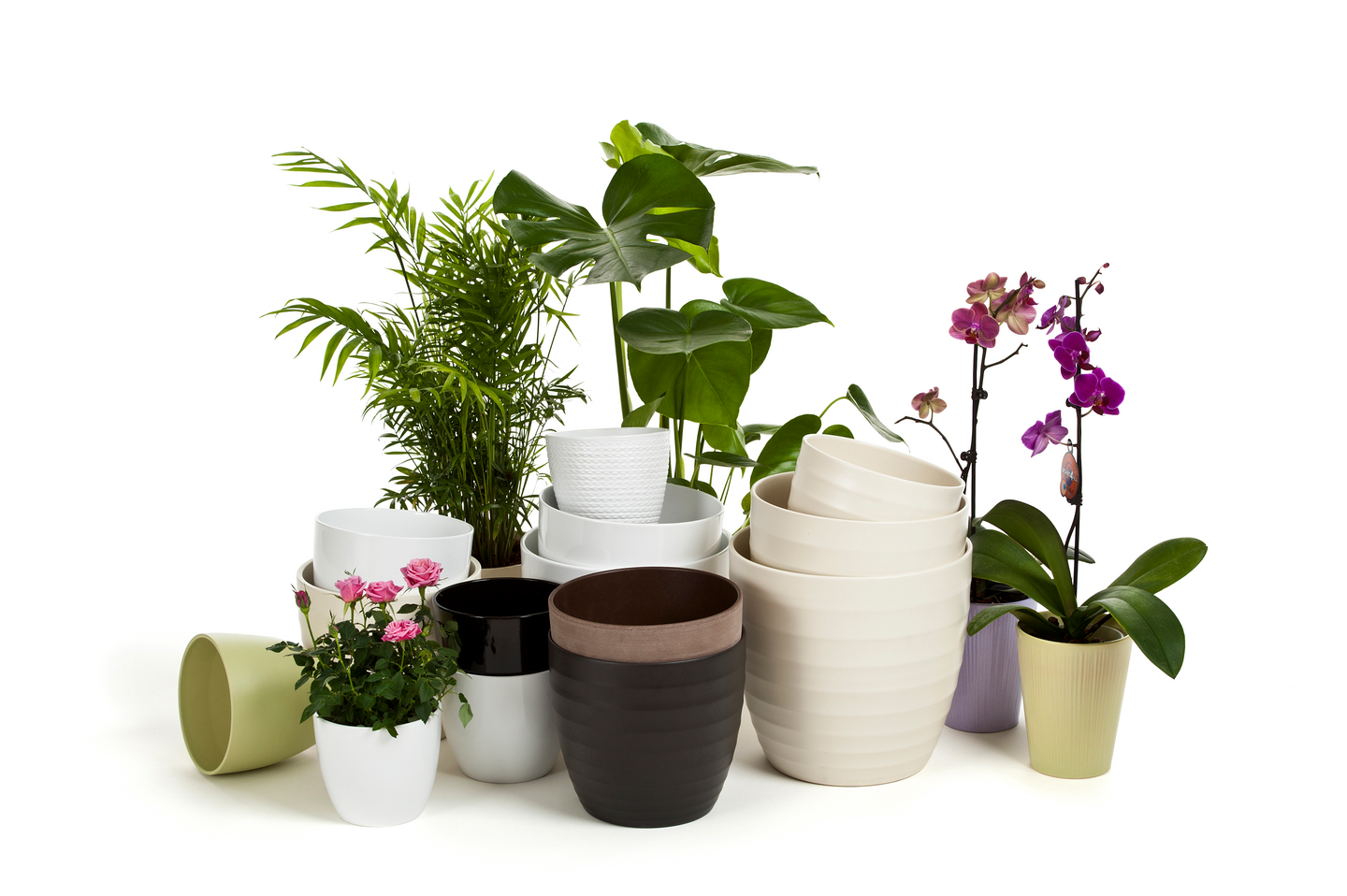 Sisäruukku Scheurich Alaska 14cm valkoinen