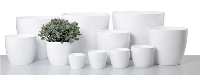 Sisäruukku Scheurich Alaska 14cm valkoinen