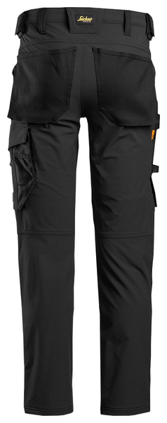 Stretch-housut Snickers 6371-0404 musta