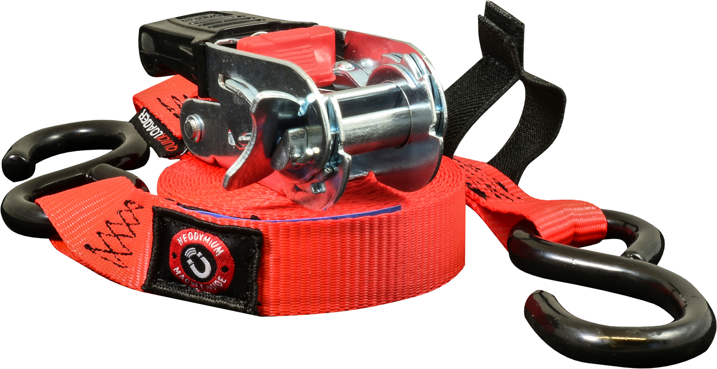 Kuormaliina QUICKLOADER Standard Hybrid Magnet QSD800LD 25mm x 4,5m 400/800kg