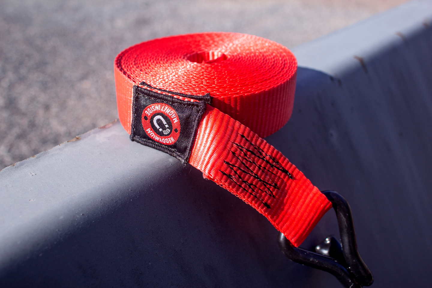 Kuormaliina QUICKLOADER Standard Hybrid Magnet QSD800LD 25mm x 4,5m 400/800kg