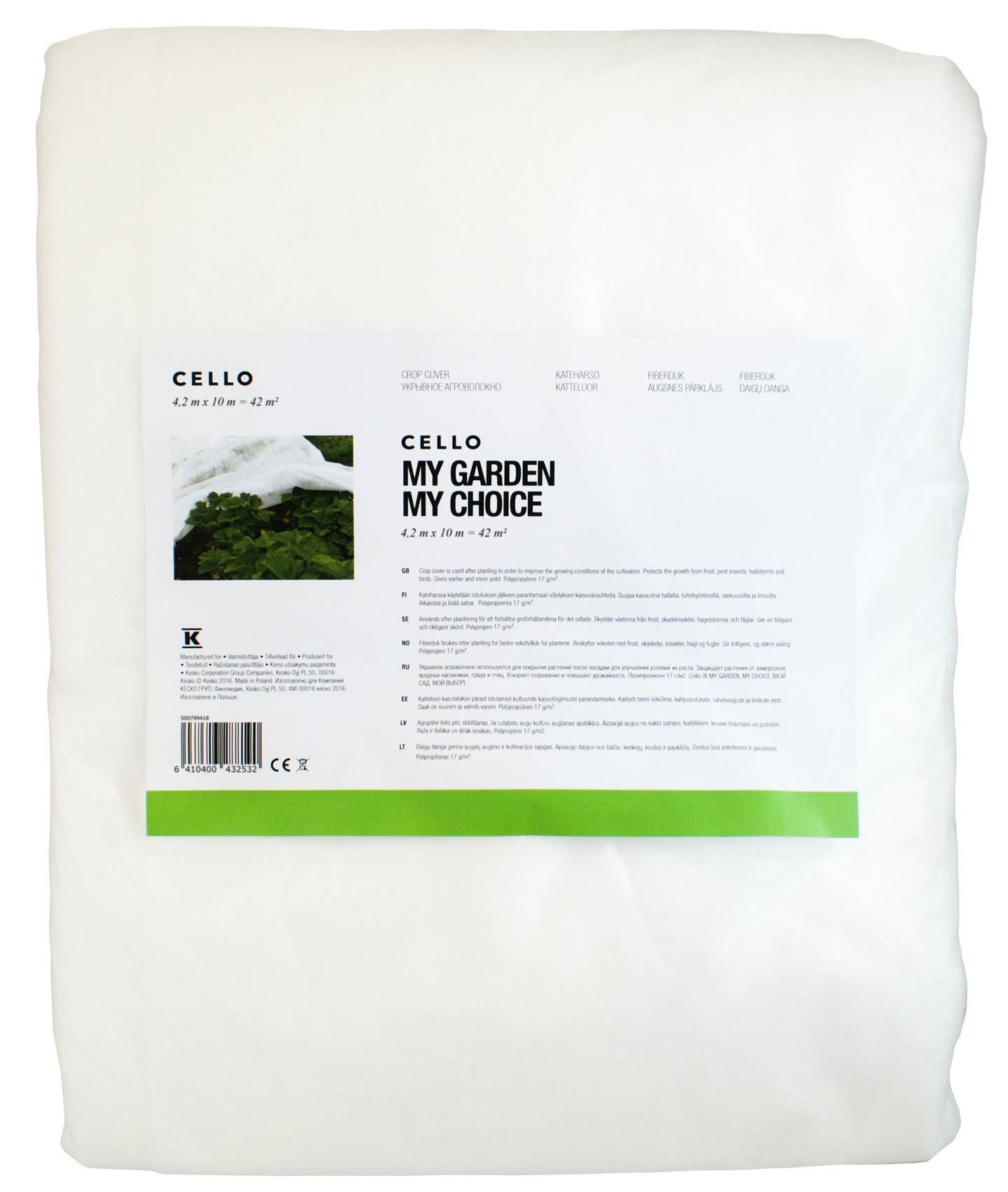 Kateharso Cello 42m² 4,2x10m