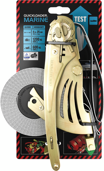 Kuormaliina QUICKLOADER retractable kelautuva ql1200m 25mmx4m 600/1200kg