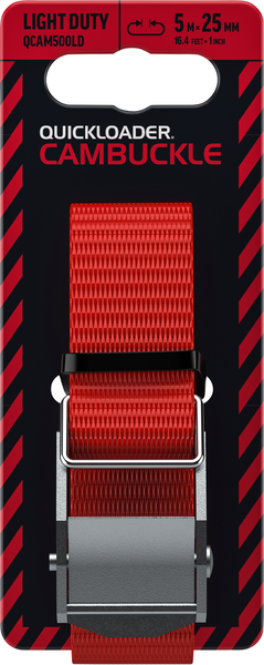 Pikalukkovyö QUICKLOADER Cambuckle QCAM500LD 25mm x 5m 250/500kg