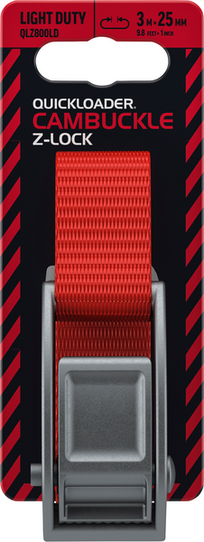 Pikalukkovyö QUICKLOADER Cambuckle Z-Lock QLZ800LD 25mm x 3m 400/800kg
