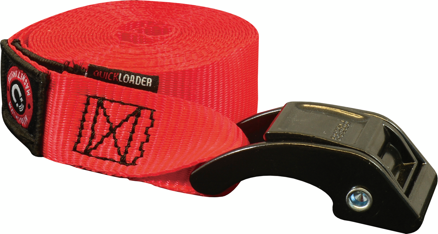 Pikalukkovyö QUICKLOADER Cambuckle Z-Lock Magnet QLZ800LD 25mm x 4m 400/800kg