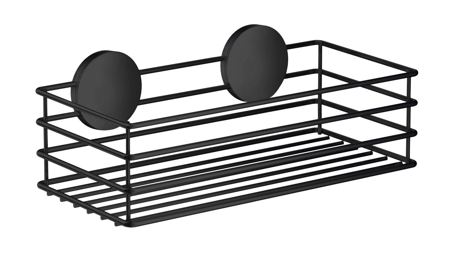 Suihkukori Beslagsboden  BB1200 tarrakiinnitys mattamusta ruostumaton