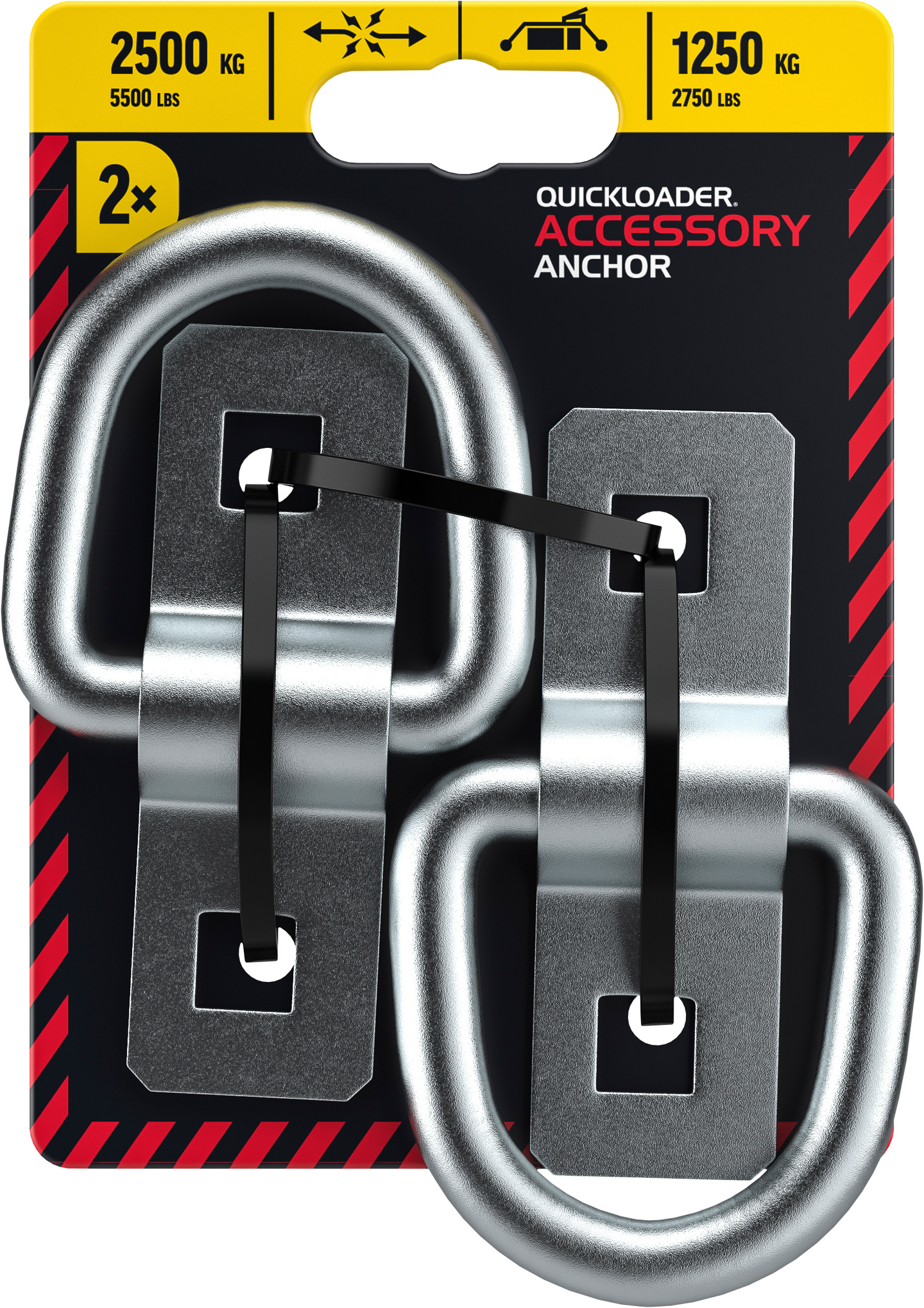 Sidontalenkki QUICKLOADER Anchor QLANC2500HD 2500 kg 2kpl