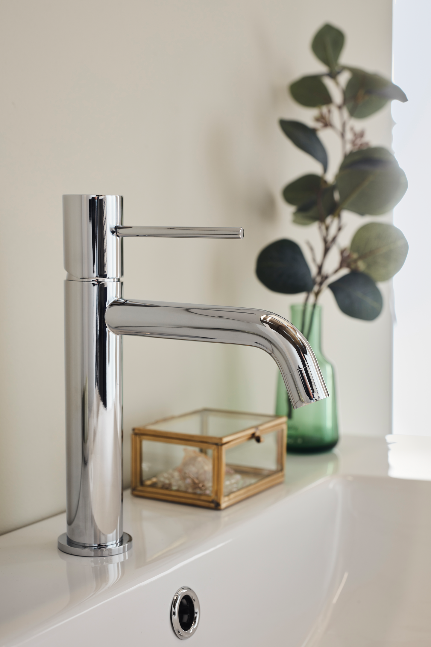 TVÄTTSTÄLLSBLANDARE NORO VOGUE LÅG KROM