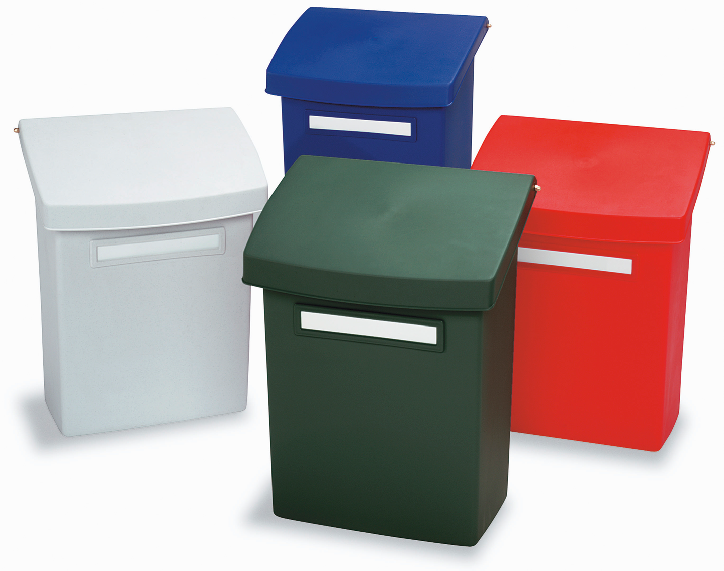 Postilaatikko Orthex punainen välikannella