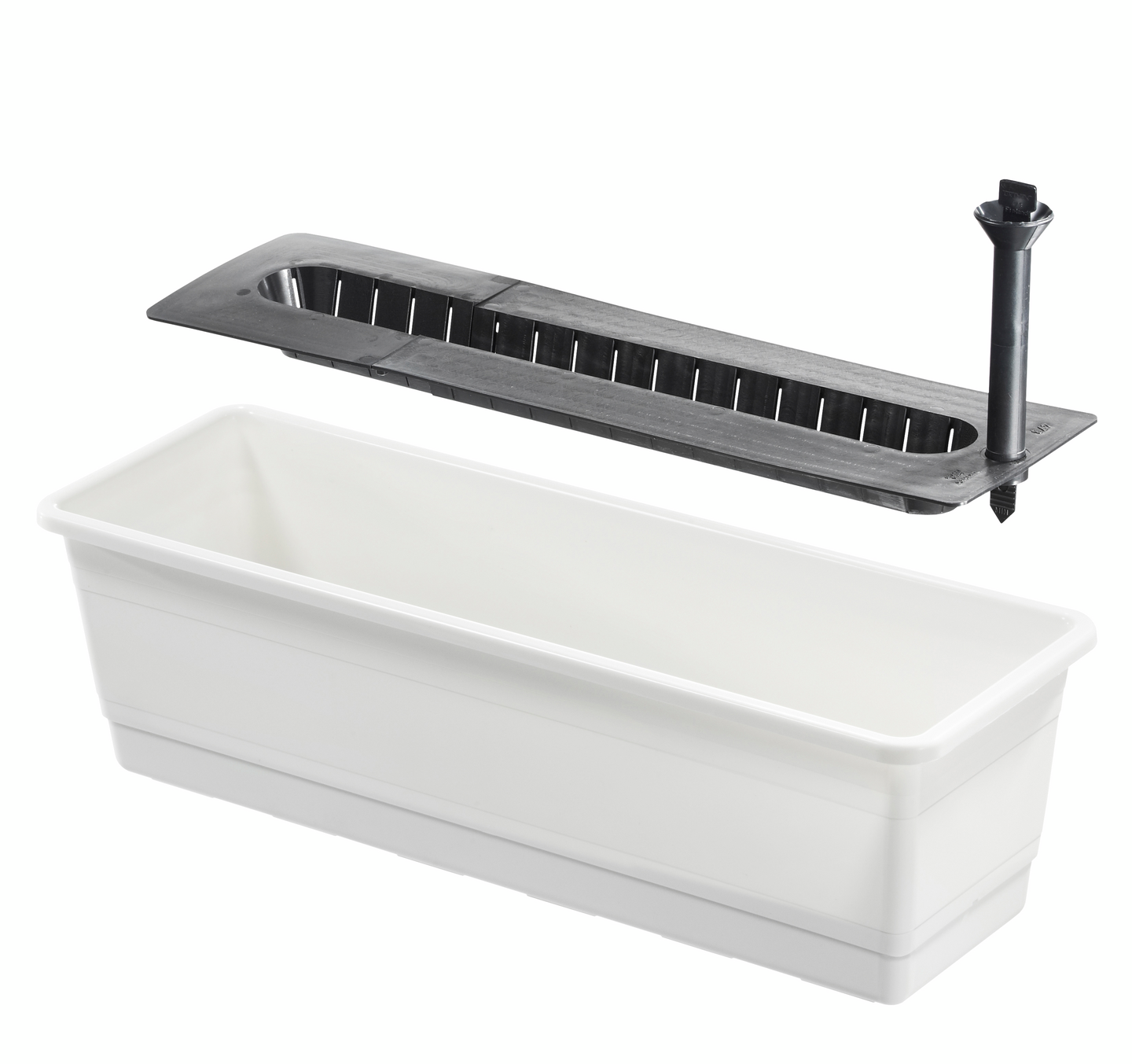 Parvekelaatikko Orthex kestokastelu 55cm valkoinen