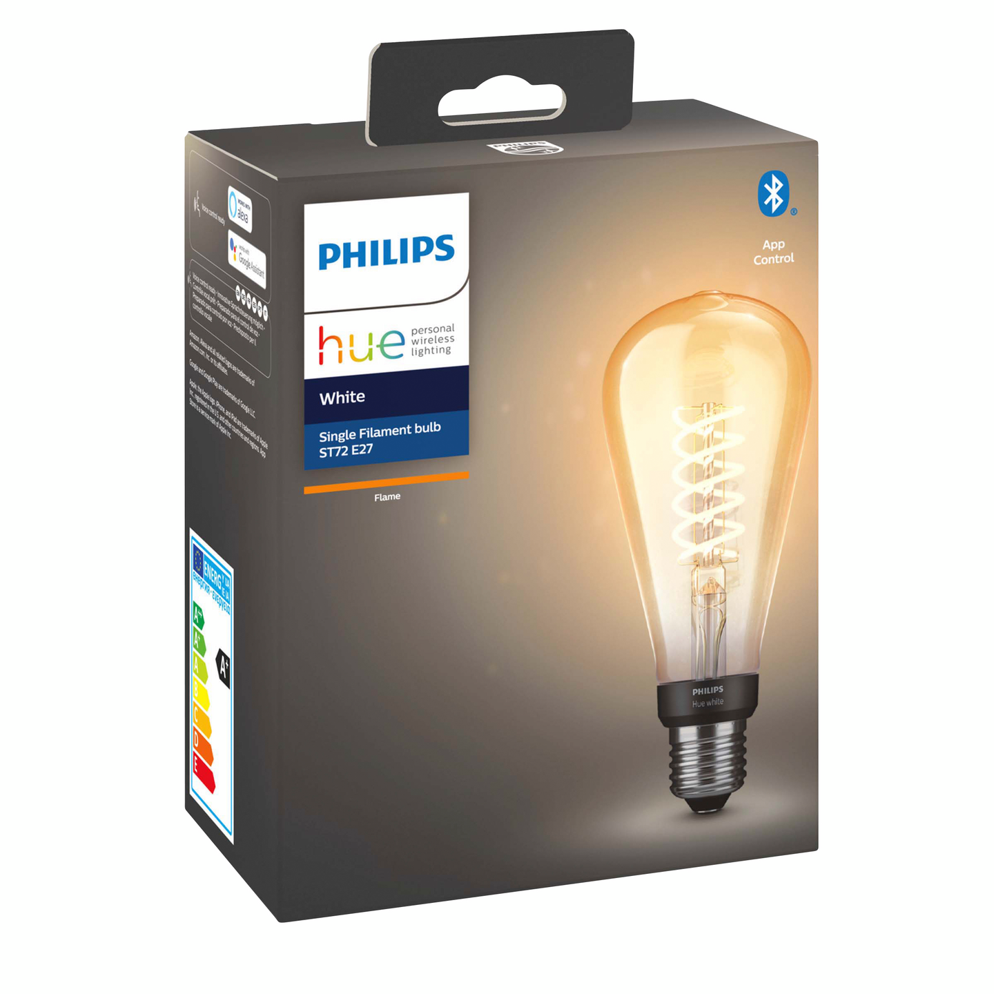 Led-lamppu Philips Hue 550lm 7W ST72 E27 White