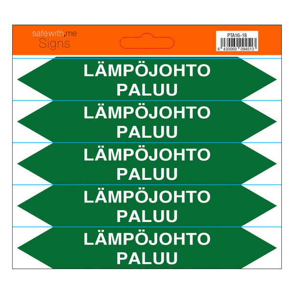 Putkistotarra Lämpöjohto paluu