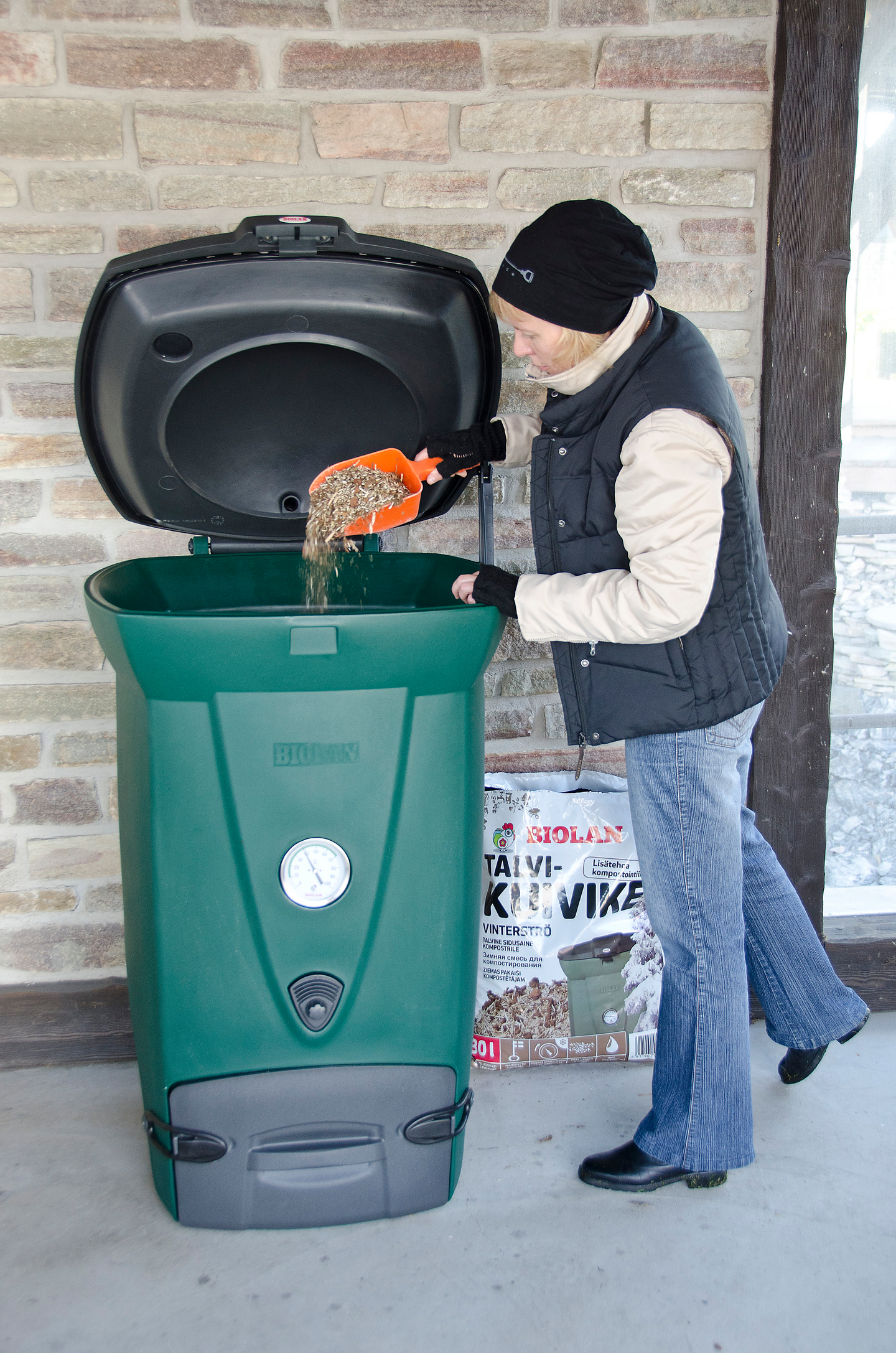 Pikakompostori Biolan 220 Eco vihreä