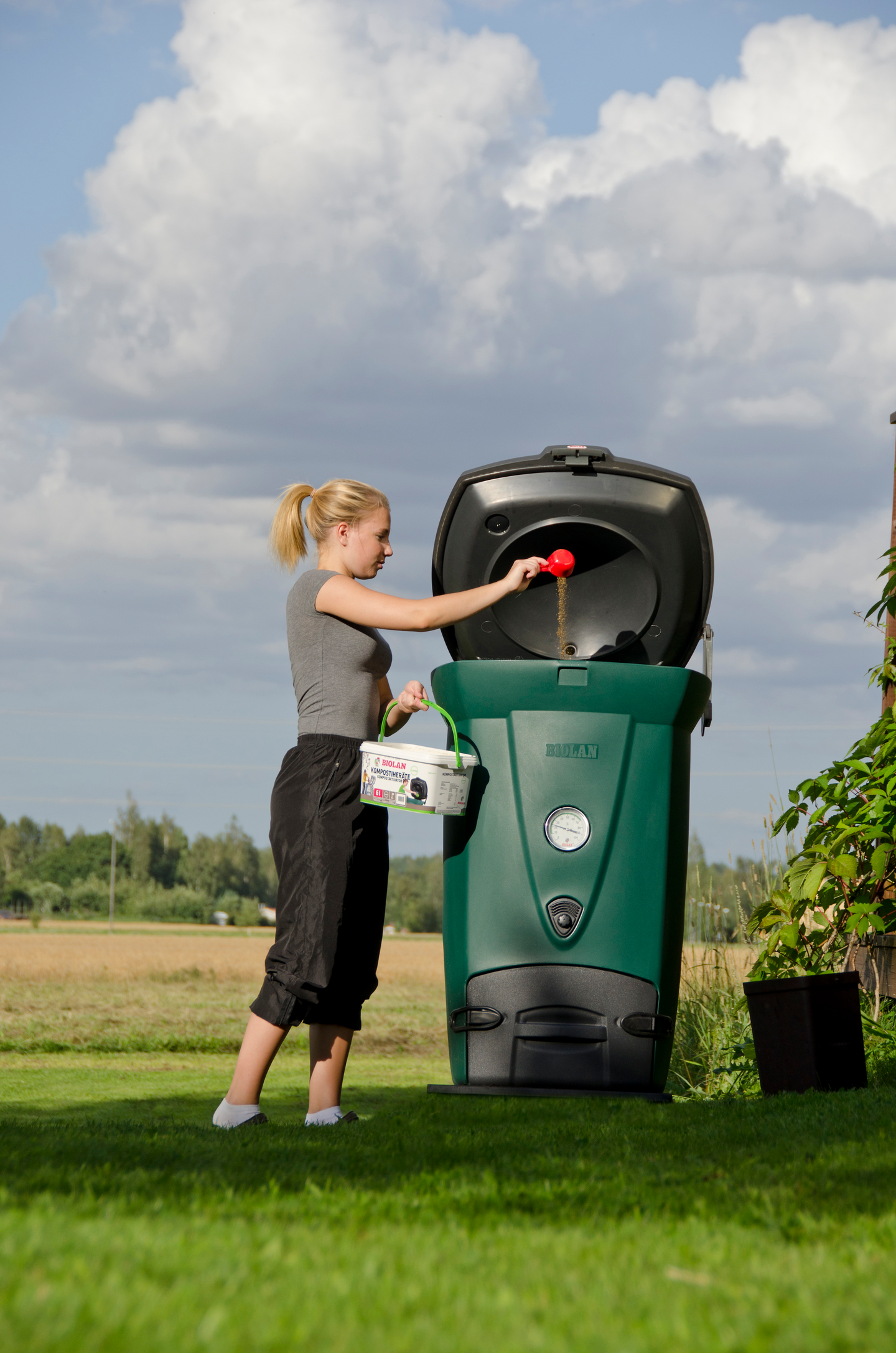 Pikakompostori Biolan 220 Eco vihreä
