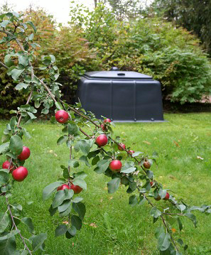 Puutarhakompostori Biolan 900l harmaa